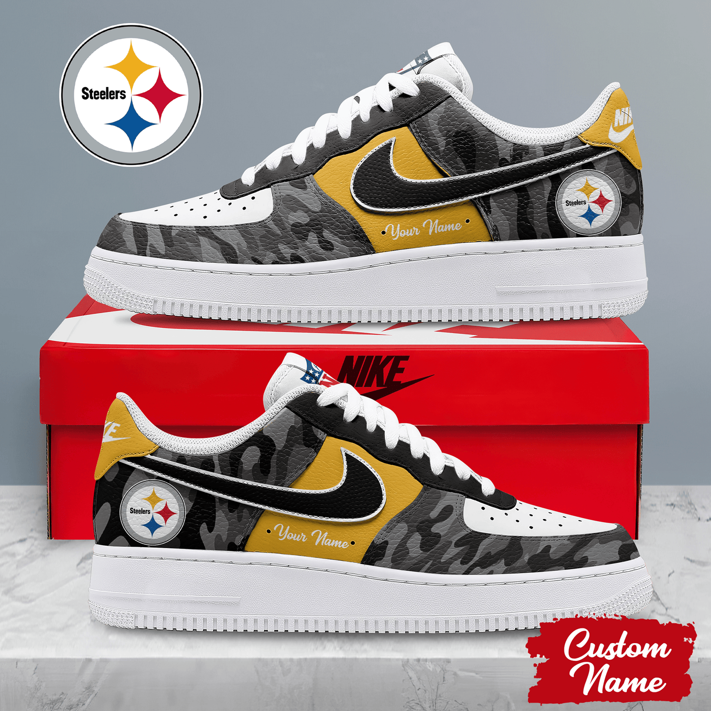 Footwearstorm Pittsburgh Steelers Low-Top Sneakers Shoes For Men And Women 2808134