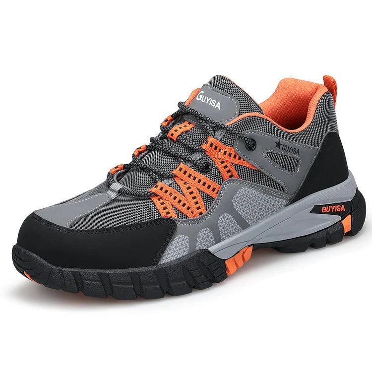 Men’s Black Steel Toe Cap Shoes Ankle Safety Trainers Work Boots