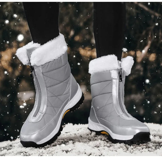 Women's Outdoor Travel Hiking Snow Mountaineering Walking Boots