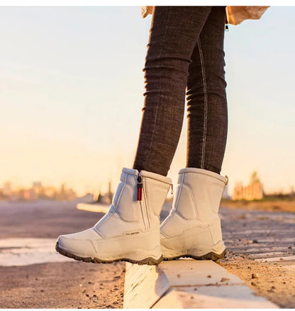 Unisex Winter Boots Side Zipper Snow Boots