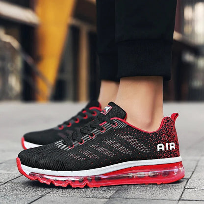 Unisex Lightweight Couple's Outdoor Fly Knit Travel Sneakers