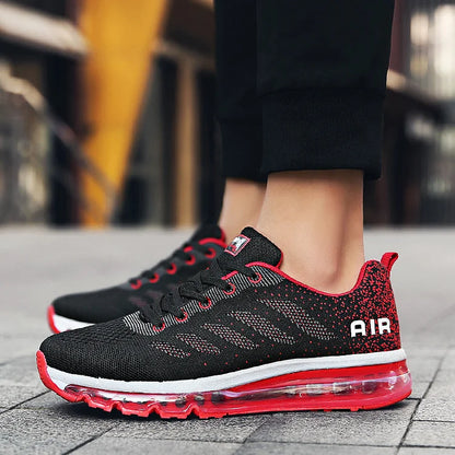 Unisex Lightweight Couple's Outdoor Fly Knit Travel Sneakers