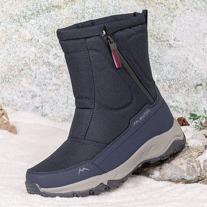 Unisex Winter Boots Side Zipper Snow Boots