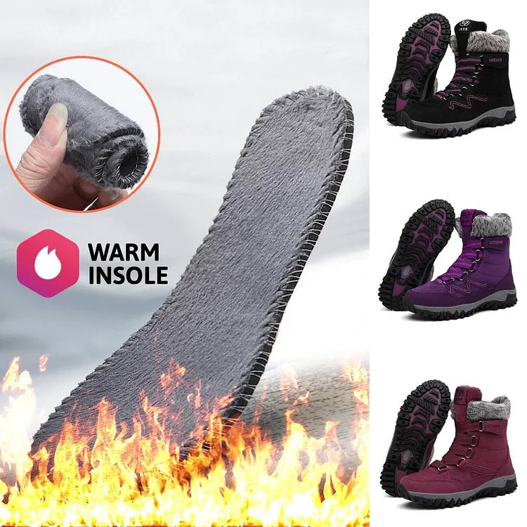 Orthopedic Winter Snow Ankle Boots Warm Fur Arch Support Women Shoes