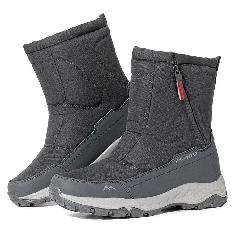 Unisex Winter Boots Side Zipper Snow Boots
