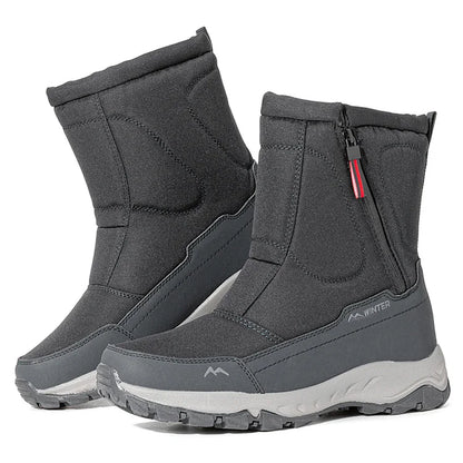 Unisex Winter Boots Side Zipper Snow Boots