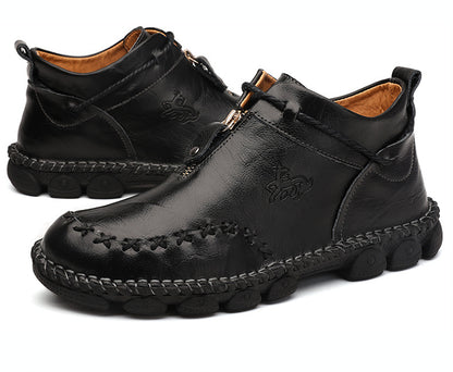 Men's Genuine Leather Ankle Boots
