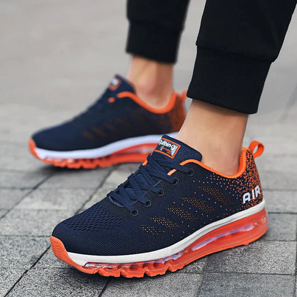 Unisex Lightweight Couple's Outdoor Fly Knit Travel Sneakers