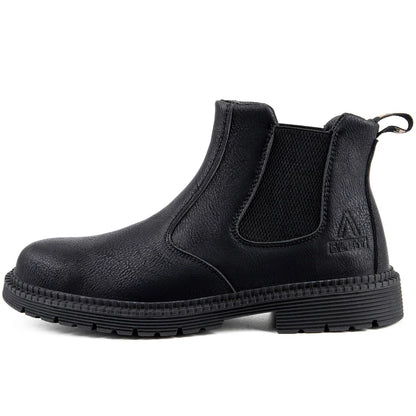 Waterproof Slip-On Steel Toe Boots