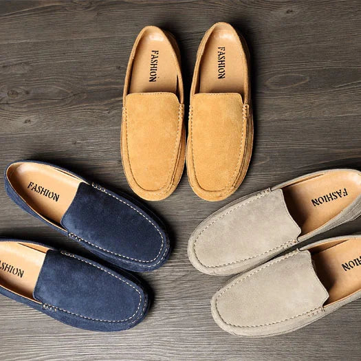 Suede loafer