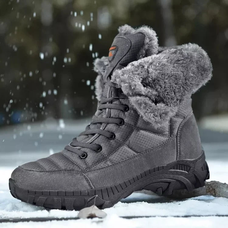 Men's Winter Mid-Calf fur Boots