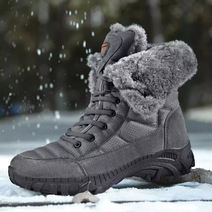 Men's Winter Mid-Calf fur Boots