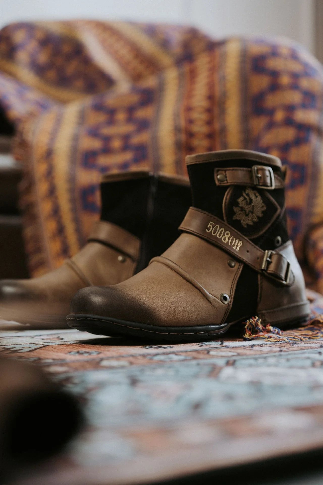 Men Orthopedic Boots Ground Leather Winter Shoes