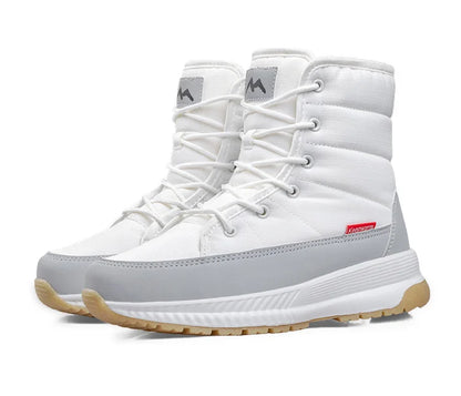 Winter Anti-Slip Velvet Lace Up Snow Boots