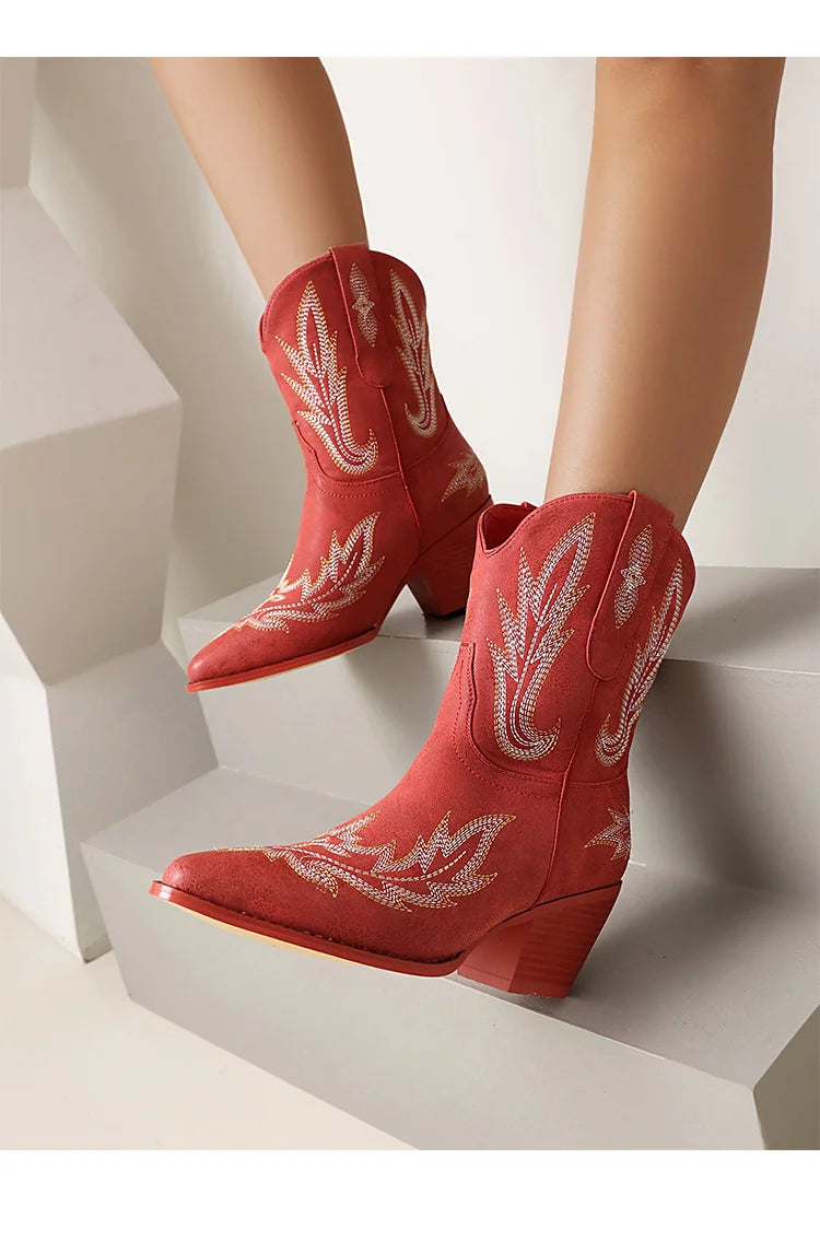 Cowboy Ankle Boots