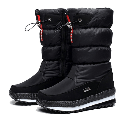 Non Slip Ankle Snow Booties Faux Fur Mid Calf Warm Boots