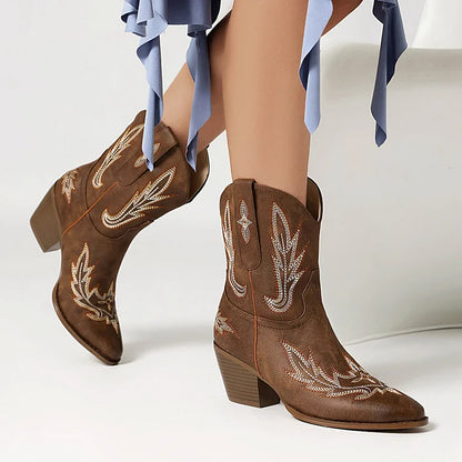 Cowboy Ankle Boots