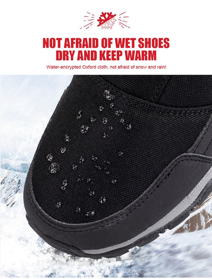Unisex Winter Boots Side Zipper Snow Boots