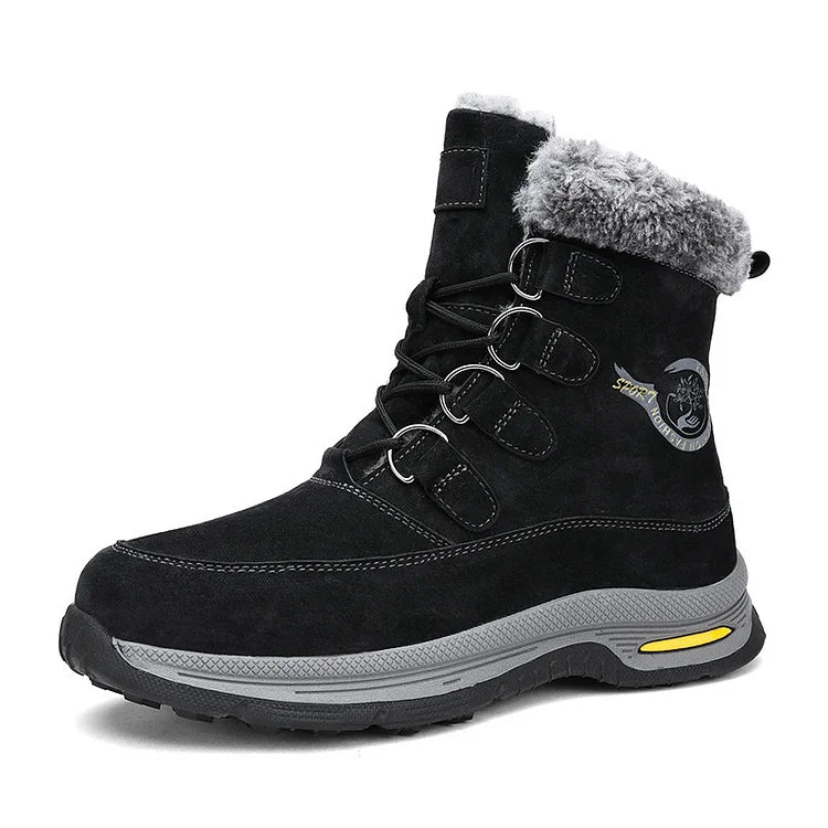 Men's Snow Boots Warm Waterproof Non-slip Hiking Shoes