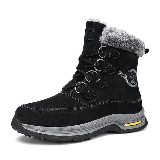 Men's Snow Boots Warm Waterproof Non-slip Hiking Shoes
