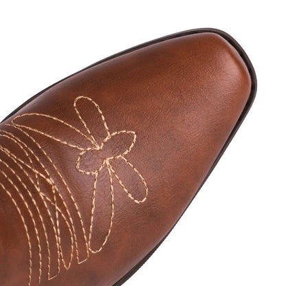 Tall Cowboy Boots - Faded Style