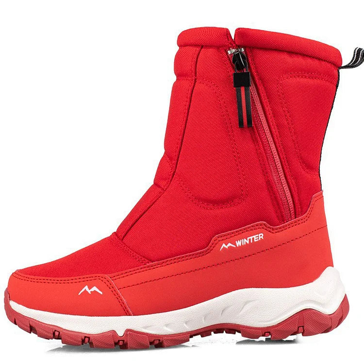 Unisex Winter Boots Side Zipper Snow Boots