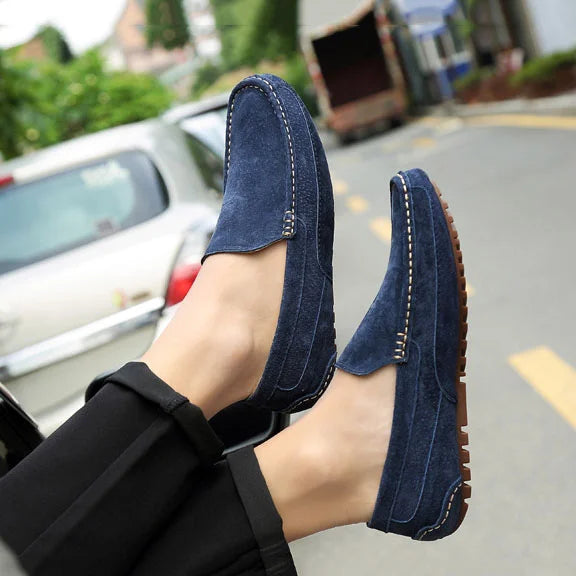 Suede loafer