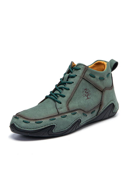 Men's Breathable Comfortable Non-Slip Lace-Up Handmade Baker Boots