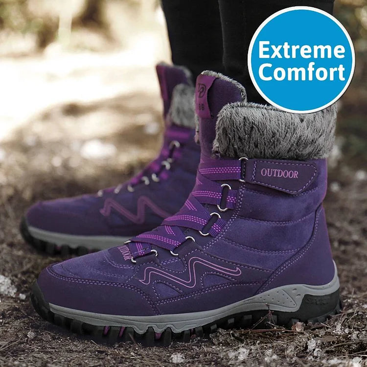 Orthopedic Winter Snow Ankle Boots Warm Fur Arch Support Women Shoes