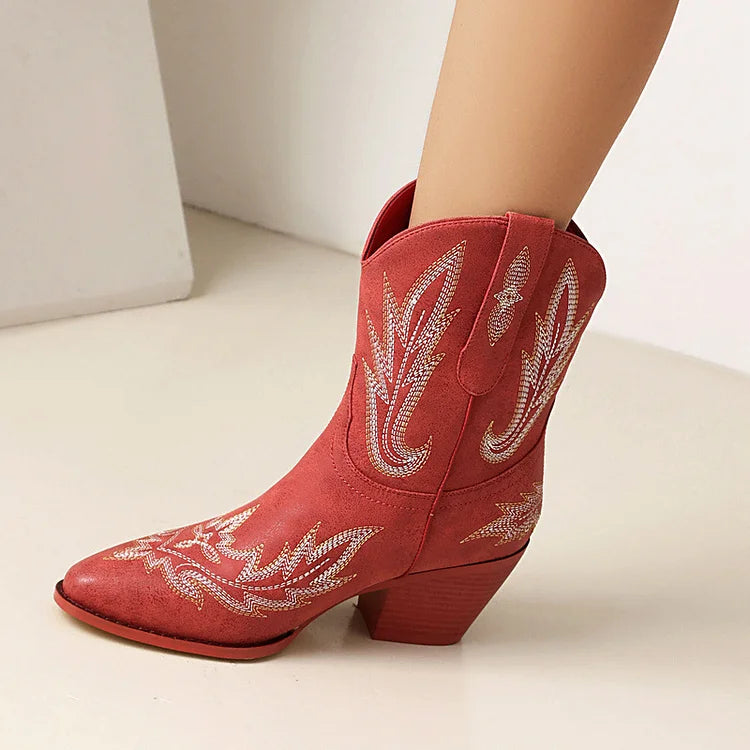 Cowboy Ankle Boots