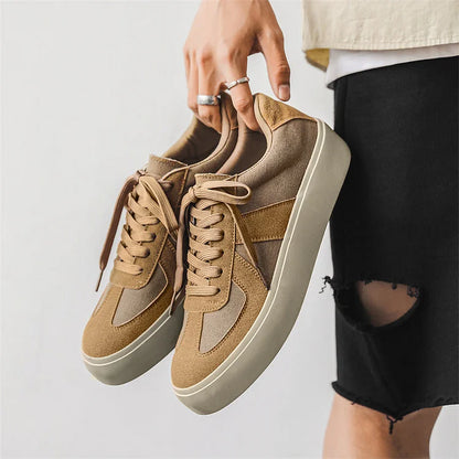 Men German Army Trainers Casual Thick Sole Comfortable Fashionable Sports Shoes
