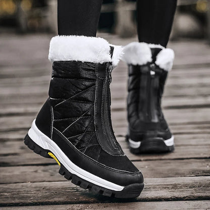 Women's Outdoor Travel Hiking Snow Mountaineering Walking Boots