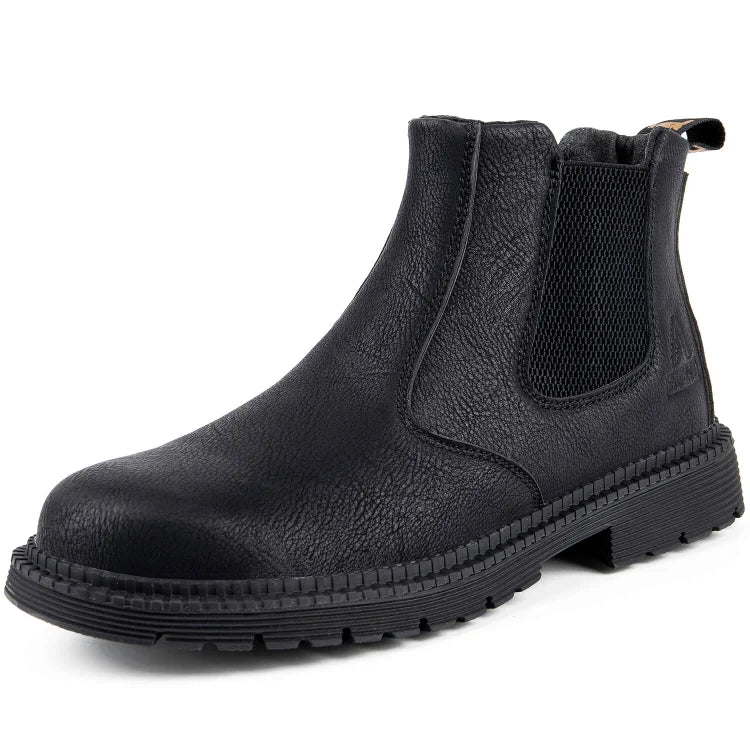 Waterproof Slip-On Steel Toe Boots