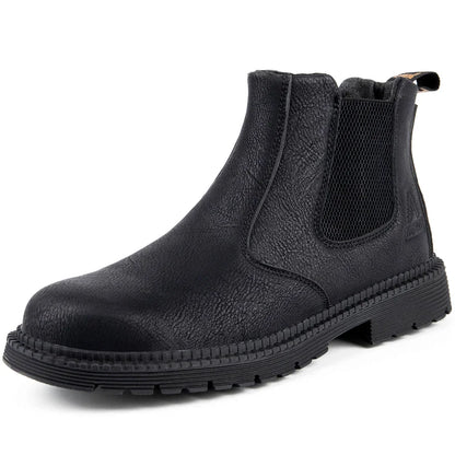 Waterproof Slip-On Steel Toe Boots