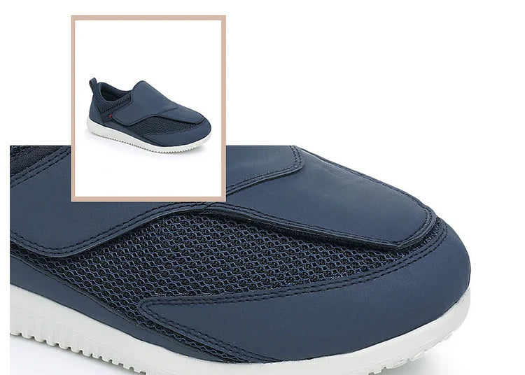 Wide Width Pain Relief Diabetic Shoes, Adjustable Closure Hands-Free