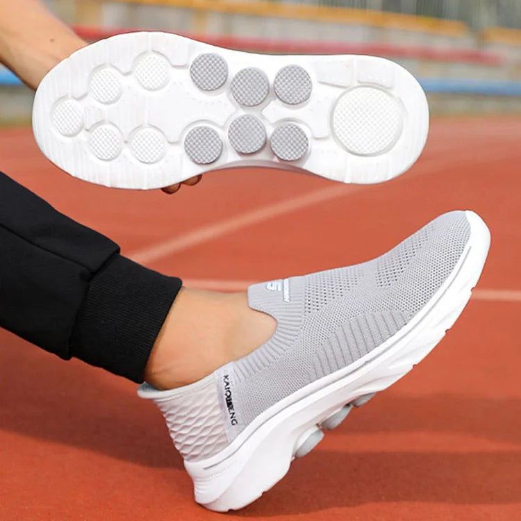 Step Ease Slip-On Walking Shoes Slip-on Flash Walk Shoes