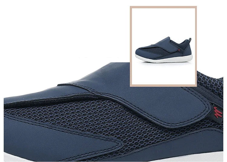 Wide Width Pain Relief Diabetic Shoes, Adjustable Closure Hands-Free