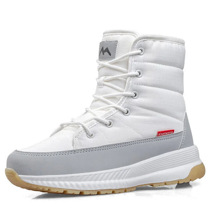 Winter Anti-Slip Velvet Lace Up Snow Boots
