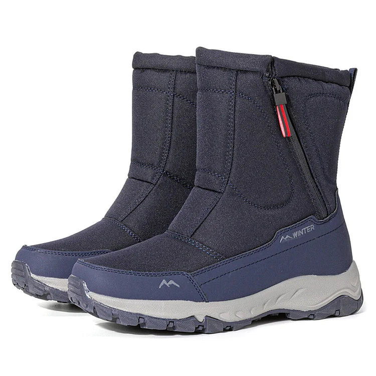 Unisex Winter Boots Side Zipper Snow Boots