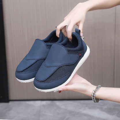 Wide Width Pain Relief Diabetic Shoes, Adjustable Closure Hands-Free