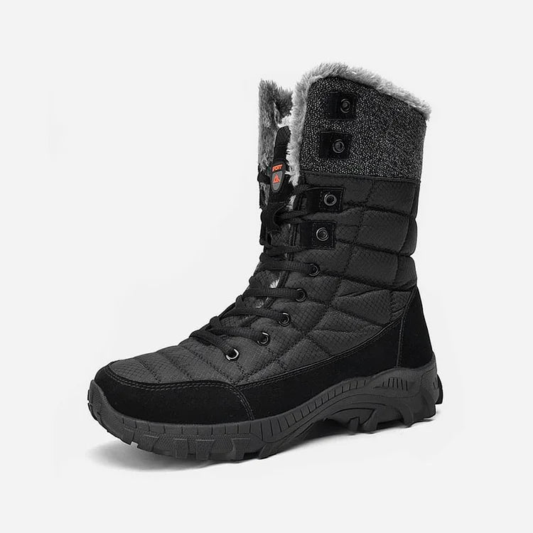 Men's Winter Mid-Calf fur Boots