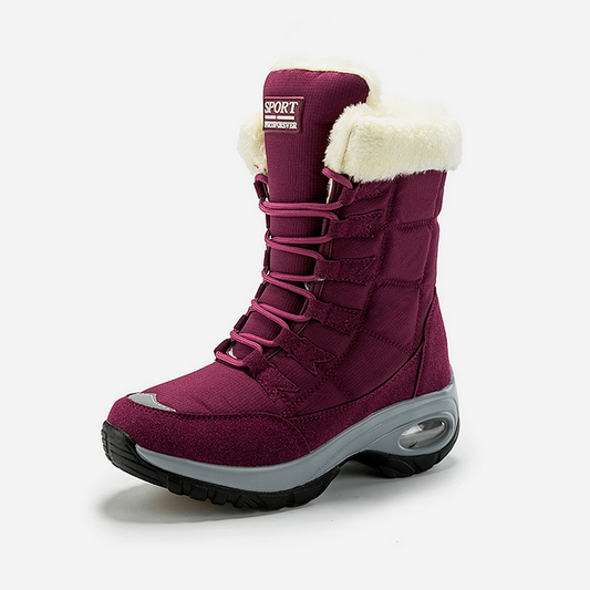 New Winter Women Boots Warm Mid-Calf Snow Boots
