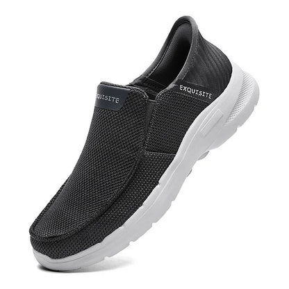 Step Ease Slip-On Walking Shoes Canvas Loafers