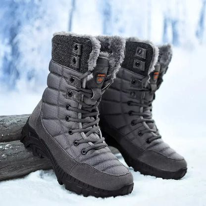 Men's Winter Mid-Calf fur Boots
