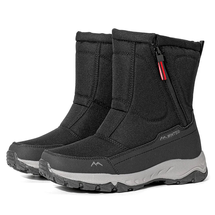Unisex Winter Boots Side Zipper Snow Boots