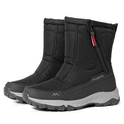 Unisex Winter Boots Side Zipper Snow Boots