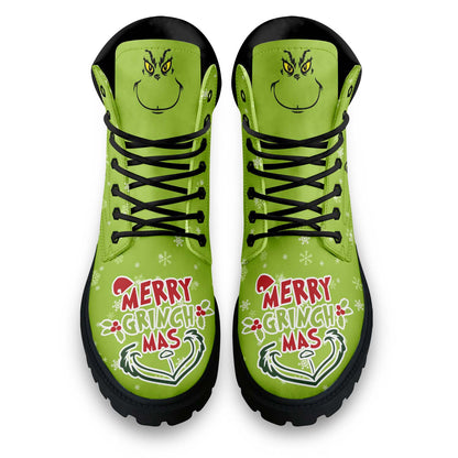 Footwearstorm The Grinch x Christmas Boots Shoes For Men And Women 1