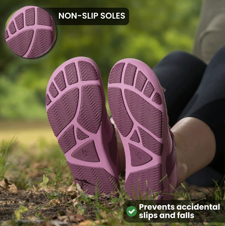 Ergonomic Supportive & Non-slip Barefoot Hike Footwear - Purple