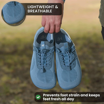 Ergonomic Supportive & Non-slip Barefoot Hike Footwear - Blue