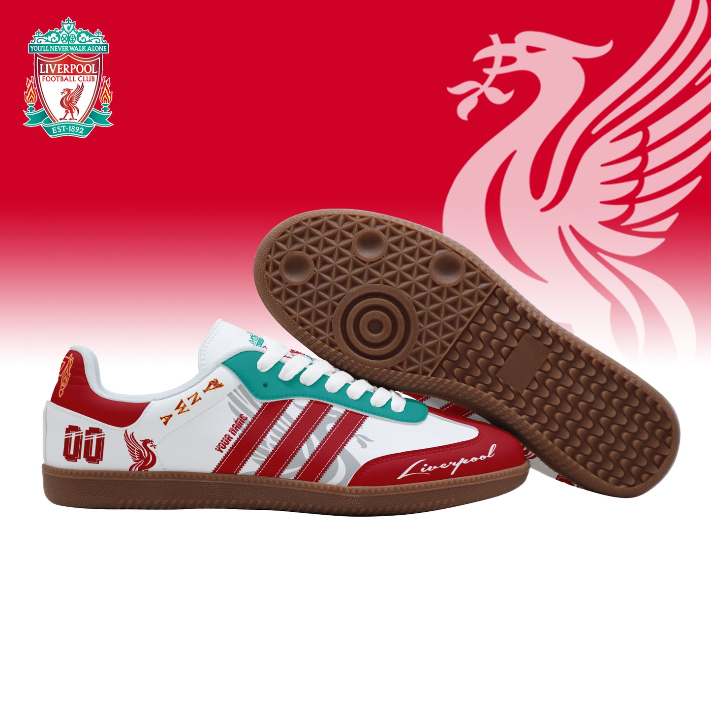 Footwearstorm Liverpool FC Adidas Samba Shoes For Men And Women 1